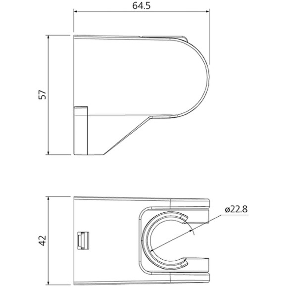 Держатель для лейки Milardo 360CP00M53 Хром Держатель для лейки Milardo 360CP00M53 Хром