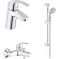 Комплект смесителей Grohe Eurosmart 124446 Хром Комплект смесителей Grohe Eurosmart 124446 Хром