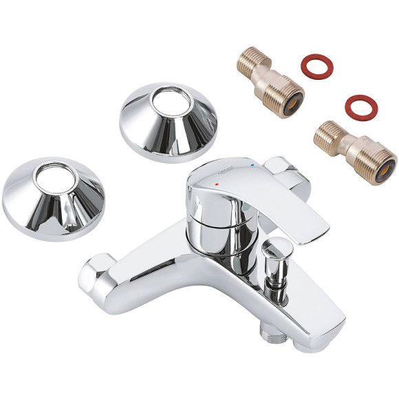 Комплект смесителей Grohe Eurosmart 124446 Хром Комплект смесителей Grohe Eurosmart 124446 Хром