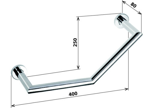 Поручень Bemeta Omega 104307621 Глянец Поручень Bemeta Omega 104307621 Глянец