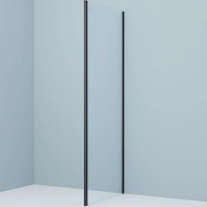 Душевая стенка Iddis Slide 80 SLI6BS8i23 профиль Черный матовый стекло прозрачное