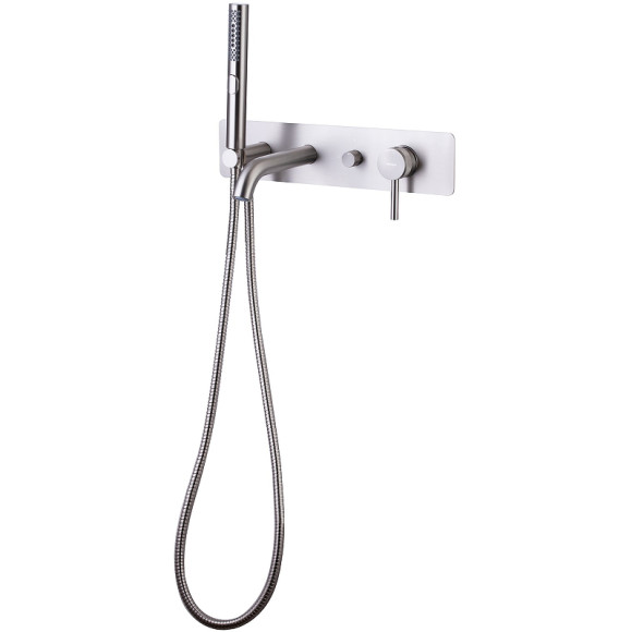 Смеситель для ванны Allen Brau Priority 5.31006-BN Никель брашированный Смеситель для ванны Allen Brau Priority 5.31006-BN Никель брашированный