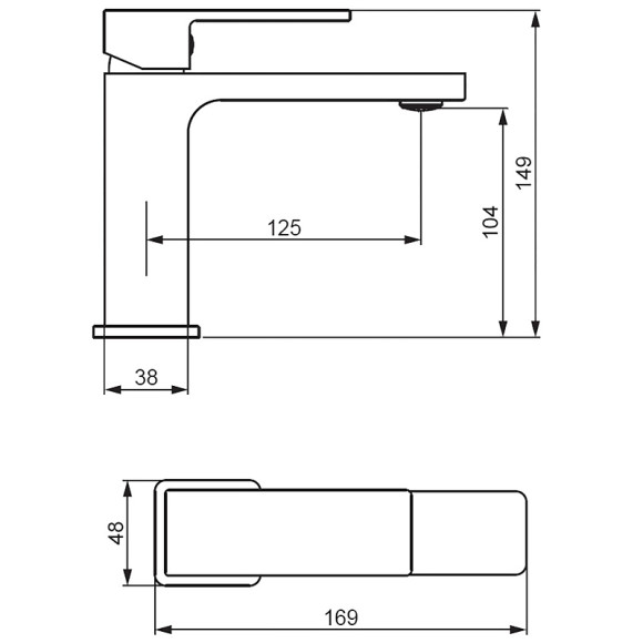 Смеситель для раковины Damixa Gala 530210000 Хром