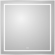 Зеркало BelBagno Kraft 90 SPC-KRAFT-900-800-LED-TCH-WARM с подсветкой Сатин с сенсорным выключателем и подогревом