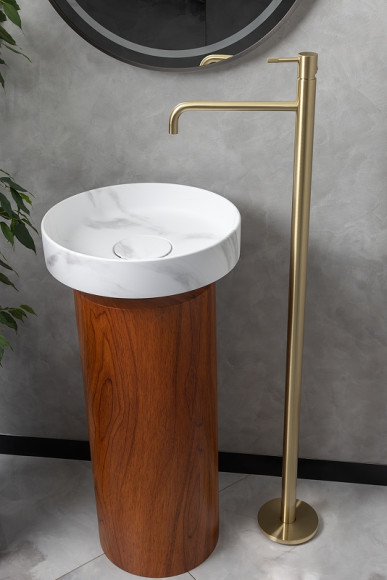 Раковина-чаша Boheme Corian 40 801-CLCT Calacatta