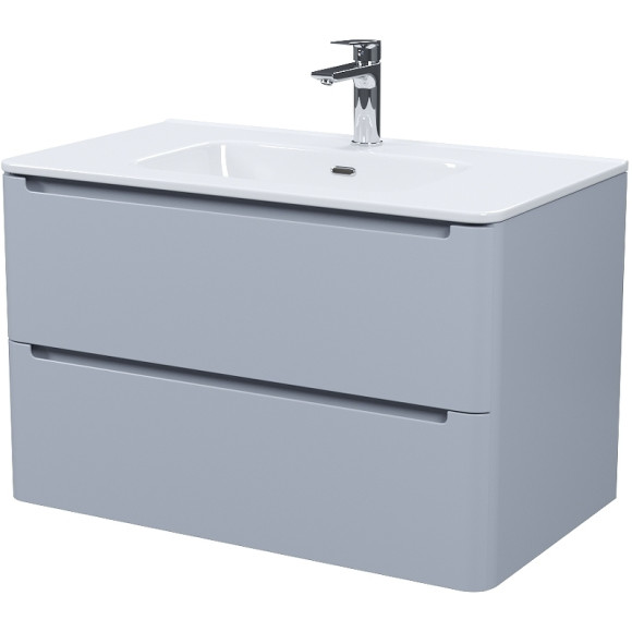 Тумба с раковиной Iddis Edifice 80 EDI80L0i95K подвесная Светло-серая