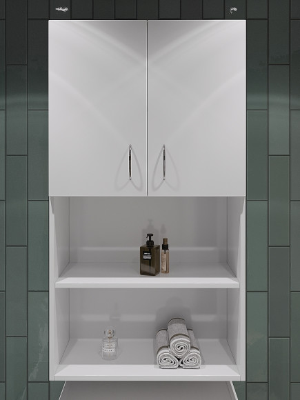 Подвесной шкаф Orange Смайл 60 SM-60SR3 Белый Подвесной шкаф Orange Смайл 60 SM-60SR3 Белый