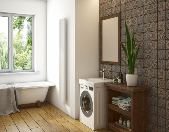 Раковина Эстет Lea 60 ФР-00001624 на стиральную машину Белая