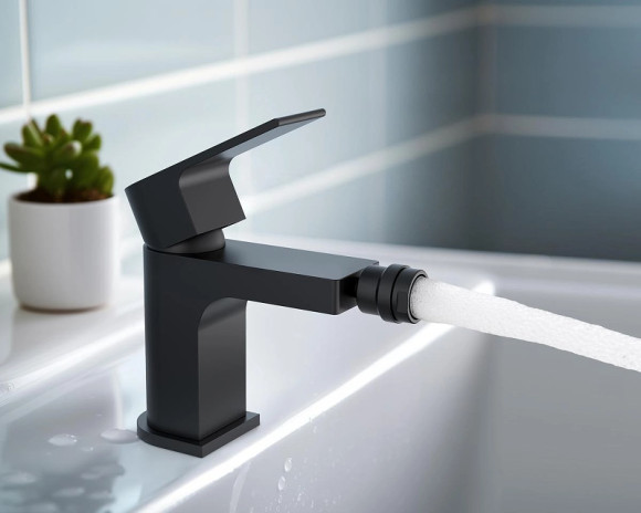 Смеситель для биде Aquatek Лира AQ1418MB Черный матовый Смеситель для биде Aquatek Лира AQ1418MB Черный матовый