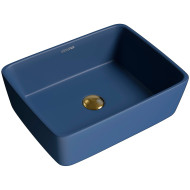 Раковина-чаша Grossman Color 48 GR-3016BLM Синяя матовая