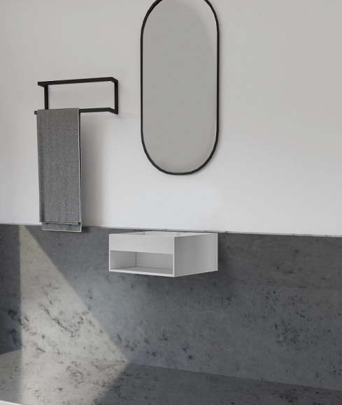 Раковина Abber Stein 60 AS2645-0.6 Белая матовая