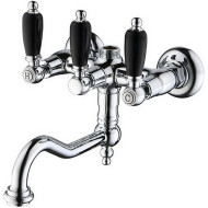 Смеситель для ванны Caprigo Adria-Classic Black Edition 03B-518-crm Хром