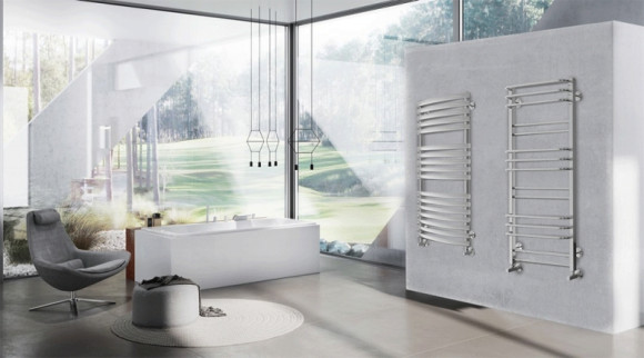 Водяной полотенцесушитель Ravak Optima 50х80 X04000083685 с полкой Хром