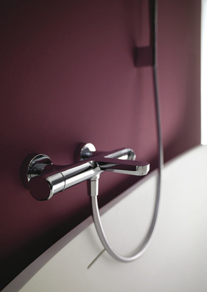 Смеситель для ванны Cisal LineaViva LVT2101021 с термостатом Хром