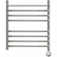 Электрический полотенцесушитель Point Альфа PN05156SPE П7 500x600 с полкой левый/правый Хром Электрический полотенцесушитель Point Альфа PN05156SPE П7 500x600 с полкой левый/правый Хром