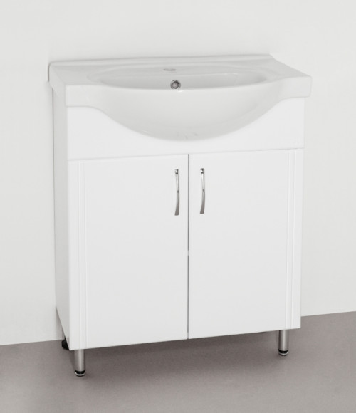 Тумба под раковину Style Line Эко Стандарт 23 Эрика 70 Белый глянец Тумба под раковину Style Line Эко Стандарт 23 Эрика 70 Белый глянец