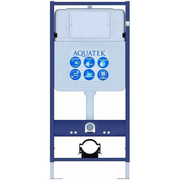 Комплект унитаза с инсталляцией Aquatek Set Aquatek Европа с сиденьем Микролифт