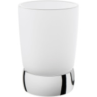 Стакан для зубных щеток AM.PM Sensation A3031300 хром/матовое стекло Стакан для зубных щеток AM.PM Sensation A3031300 хром/матовое стекло