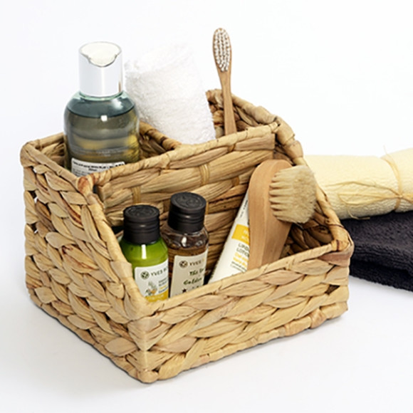 Корзина для аксессуаров WasserKRAFT Wern WB-420-S Светло-коричневая Корзина для аксессуаров WasserKRAFT Wern WB-420-S Светло-коричневая