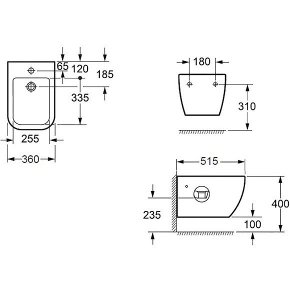 Биде Allen Brau Infinity 4.21006.20 подвесное Белое Биде Allen Brau Infinity 4.21006.20 подвесное Белое