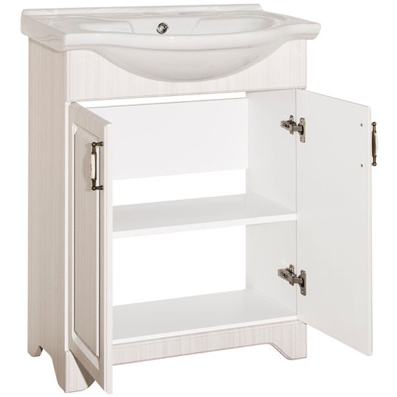 Тумба под раковину Style Line Олеандр 2 Люкс 65 ЛС-00000199 Рельеф пастель Тумба под раковину Style Line Олеандр 2 Люкс 65 ЛС-00000199 Рельеф пастель