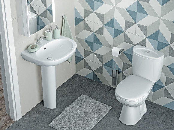 Унитаз компакт Santek Анимо 1WH110038 с бачком и сиденьем Унитаз компакт Santek Анимо 1WH110038 с бачком и сиденьем