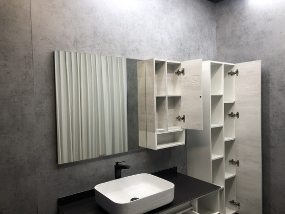 Шкаф пенал Comforty Прага 45 00004136272 подвесной Дуб белый