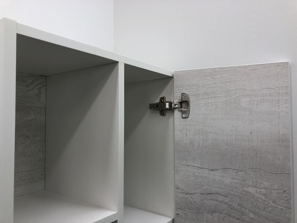 Шкаф пенал Comforty Прага 45 00004136272 подвесной Дуб белый