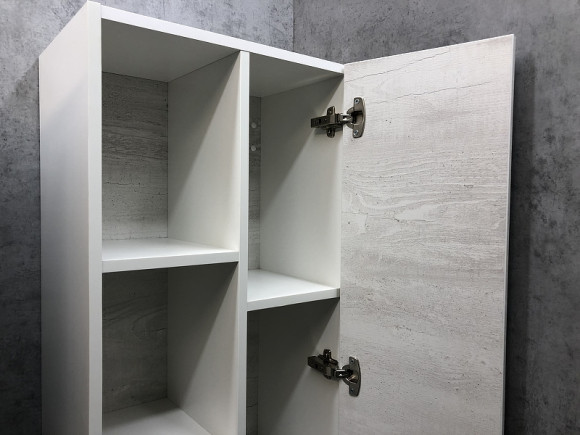 Шкаф пенал Comforty Прага 45 00004136272 подвесной Дуб белый