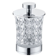 Стакан для ватных дисков Boheme 10216 Хром