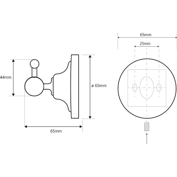 Крючок Bemeta Retro Gold and Сhrom 144206018 Золото Хром Крючок Bemeta Retro Gold and Сhrom 144206018 Золото Хром