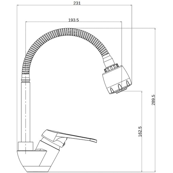 Смеситель для кухни Orange OneLife P11-004cr Хром Смеситель для кухни Orange OneLife P11-004cr Хром