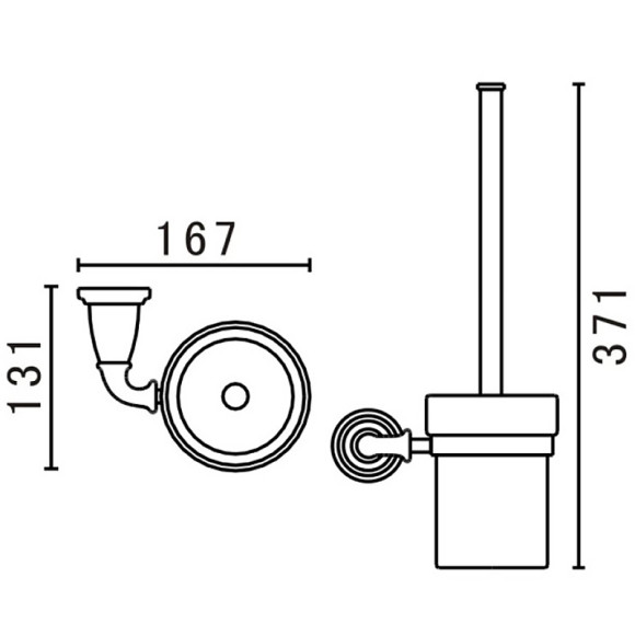 Ершик для унитаза Art&Max Bianchi AM-E-2608-Cr Хром Ершик для унитаза Art&Max Bianchi AM-E-2608-Cr Хром