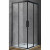 Душевой уголок Vincea Soft 100x100 VSS-3SO100CLB профиль Черный стекло прозрачное