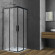 Душевой уголок Vincea Soft 100x100 VSS-3SO100CLB профиль Черный стекло прозрачное Душевой уголок Vincea Soft 100x100 VSS-3SO100CLB профиль Черный стекло прозрачное