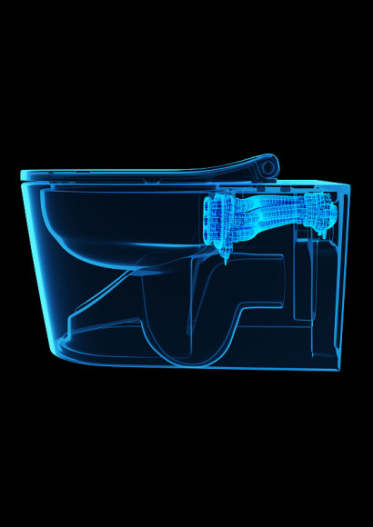 Унитаз Vitra Nest QuantumFlush 7870B403-0075 подвесной без сиденья