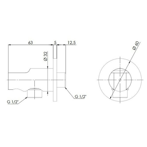 Шланговое подключение Remer 337MDO Золото глянцевое Шланговое подключение Remer 337MDO Золото глянцевое