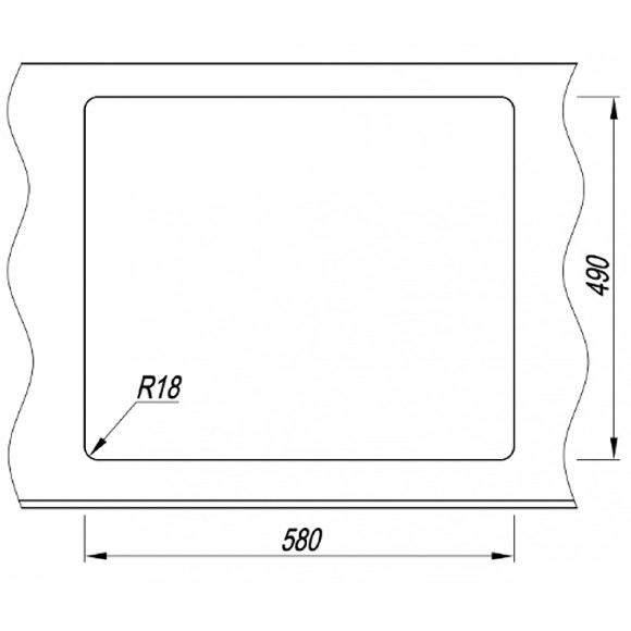 Кухонная мойка Florentina Ривьера-600 20.490.D0600.202 Шампань
