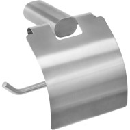 Держатель туалетной бумаги Remer Lounge LN60NPO с крышкой Никель матовый брашированный