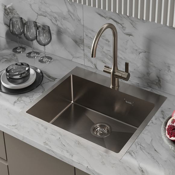 Кухонная мойка Iddis Haze 59 HAZ59S0i77 Сатин