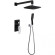 Душевая система Boheme Venturo 374-B Черная Хром