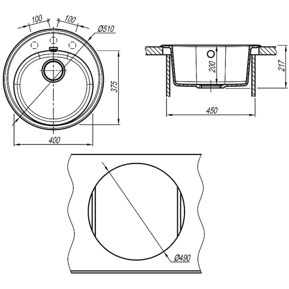 Кухонная мойка Florentina Лотос-510 20.290.B0510.303 Мокко Кухонная мойка Florentina Лотос-510 20.290.B0510.303 Мокко