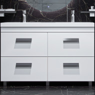 Тумба под раковину Velvex Orlando 120 tn.ORL.CLA.120.4Y Белая матовая