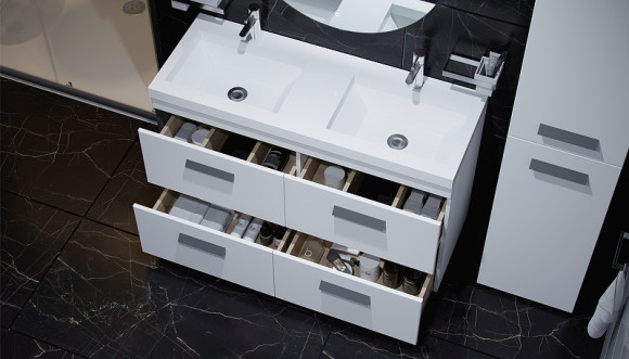 Тумба под раковину Velvex Orlando 120 tn.ORL.CLA.120.4Y Белая матовая