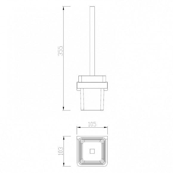Ершик для унитаза Abber Westen AA1732G Золото матовое Ершик для унитаза Abber Westen AA1732G Золото матовое