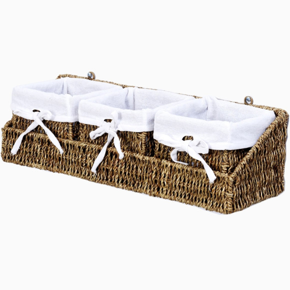 Набор корзин WasserKRAFT Rhin WB-440 Set Светло-коричневый Набор корзин WasserKRAFT Rhin WB-440 Set Светло-коричневый