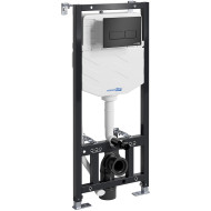 Инсталляция WasserKRAFT Aller 10TLT.010.ME.MB03 для унитаза с Черной матовой клавишей смыва