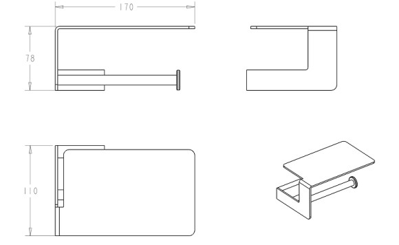 Держатель туалетной бумаги Boheme Q 10941-MG Золото матовое Держатель туалетной бумаги Boheme Q 10941-MG Золото матовое