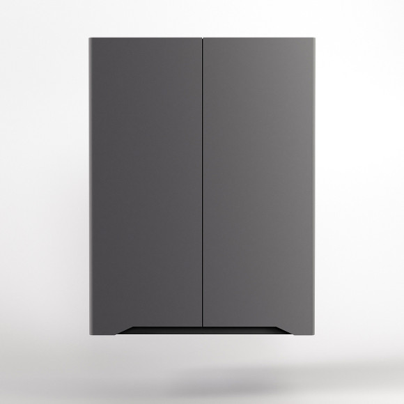 Подвесной шкаф Style Line Марелла 60 Люкс Plus СС-00002423 Серый матовый антискрейтч Подвесной шкаф Style Line Марелла 60 Люкс Plus СС-00002423 Серый матовый антискрейтч