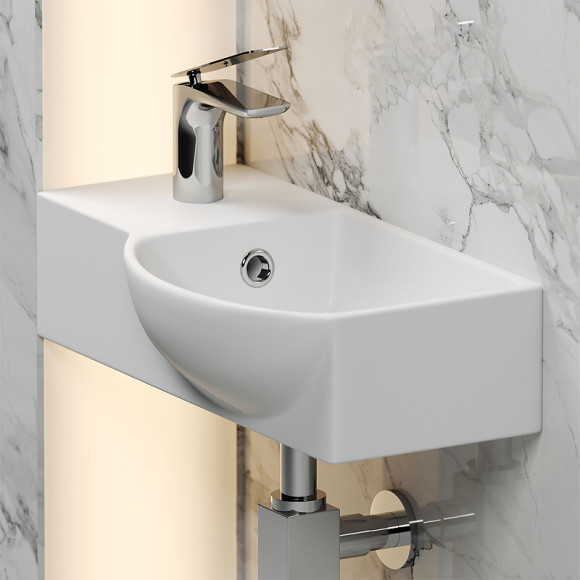 Раковина Ceramicanova Element 40 R CN6039R Белая Раковина Ceramicanova Element 40 R CN6039R Белая